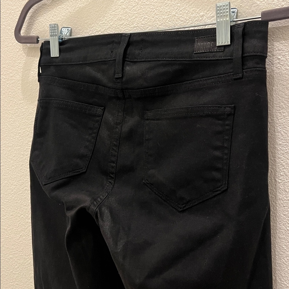 Paige Verdugo Ankle Zip black Skinny Jeans size 26 - Picture 10 of 13